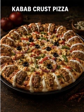 Kabab Crust Pizza