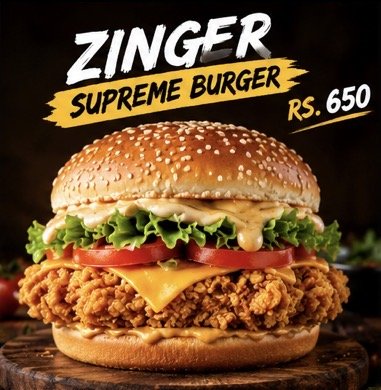 Zinger Supreme Burger