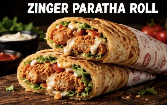 Zinger Paratha Roll