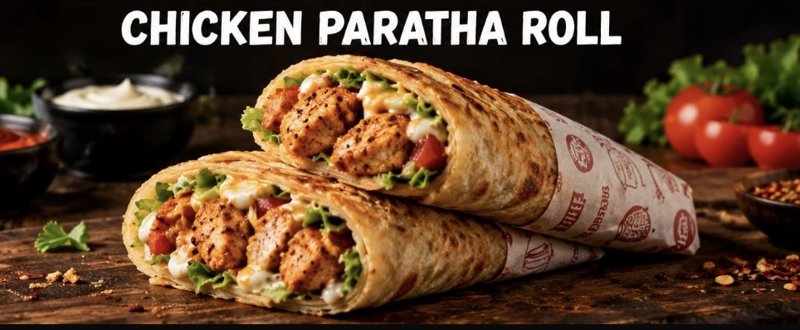 Chicken Roll Paratha