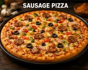Sausages Pizza